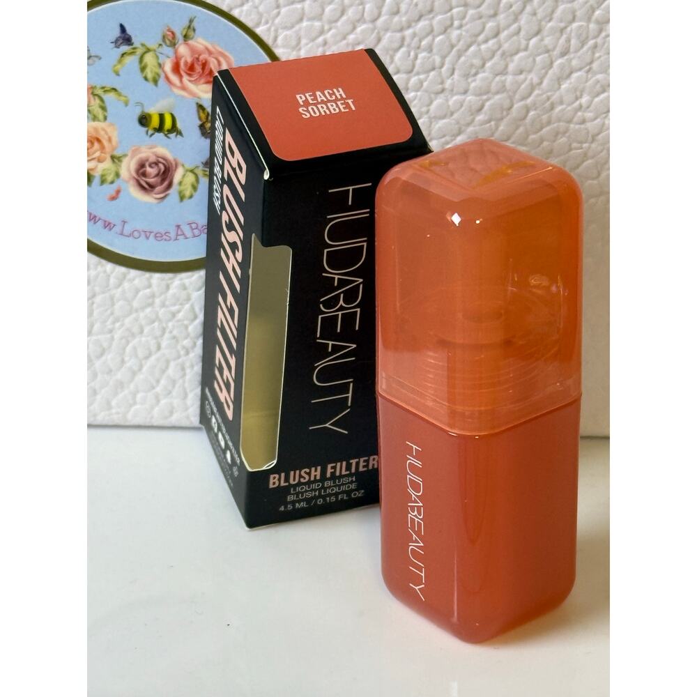 HUDA Beauty Blush Filter Liquid Blush 4.5mL - PEACH SORBET